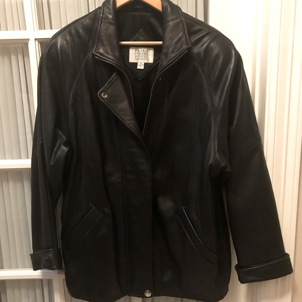 Valerie Stevens Leather Jacket NEW